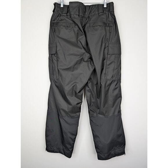 5.11 Tactical Series Pants Mens XL Regular Black Cargo Nylon Patrol Rain Pants - Picture 2 of 11